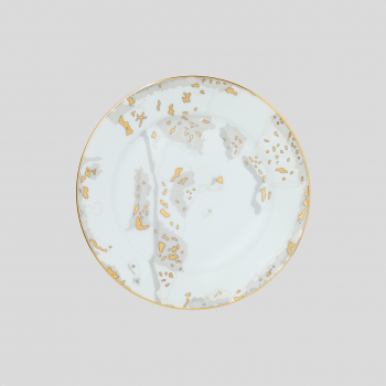 Assiette à gâteau décor Huart