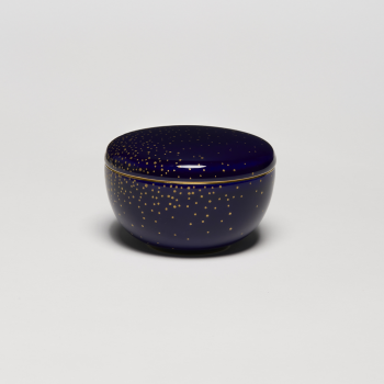 Petite boîte de Mantes bleue