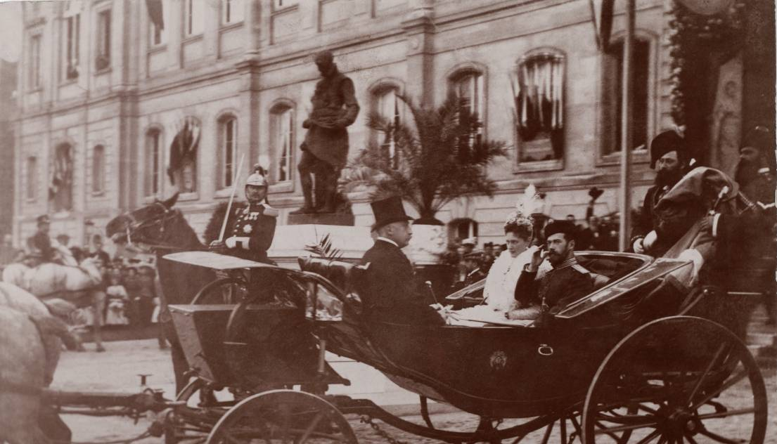 Visit of Tsar Nicholas II and his wife Alexandra to the Manufacture de Sèvres, 8 October 1896