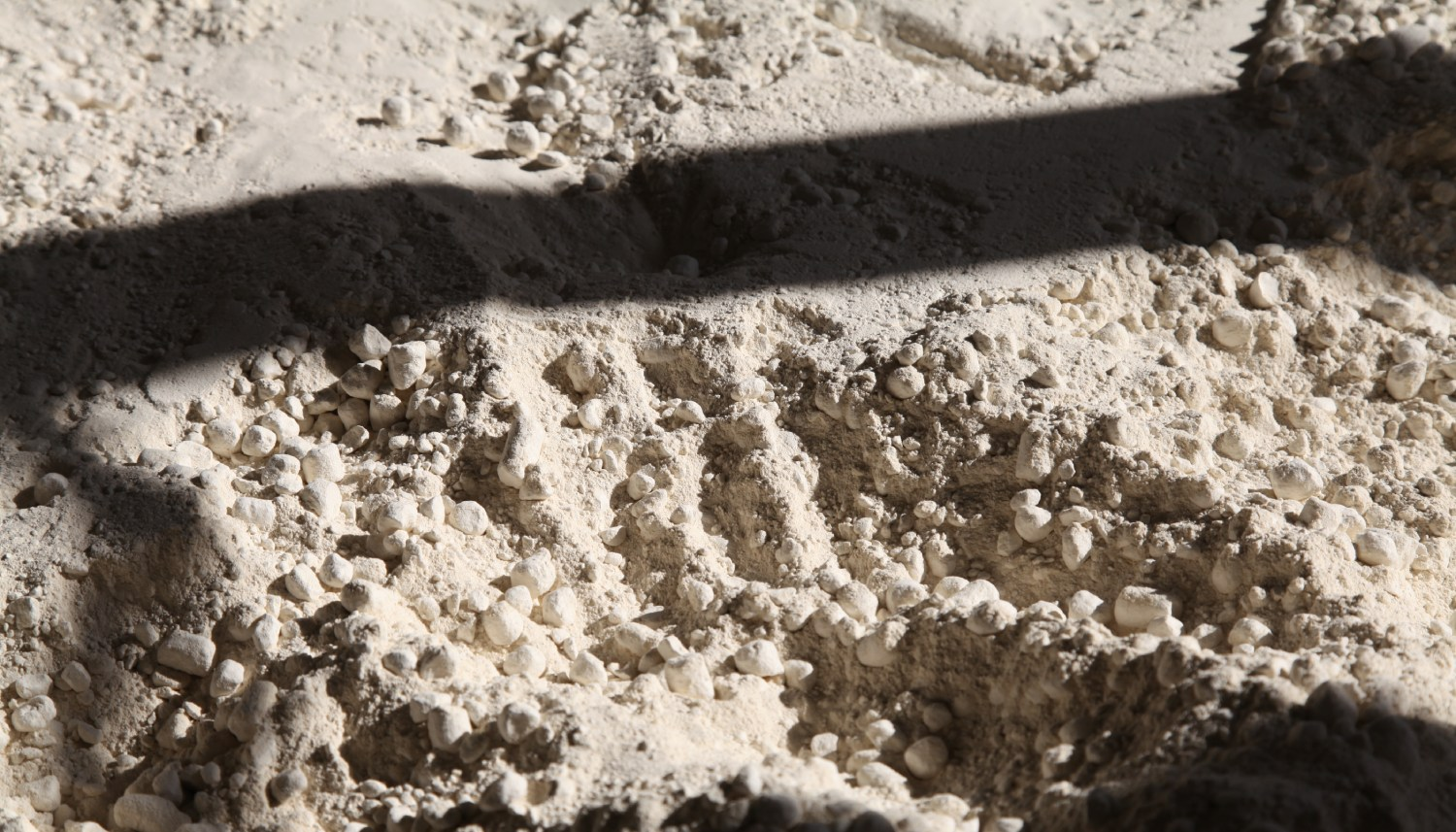 Close-up kaolin material